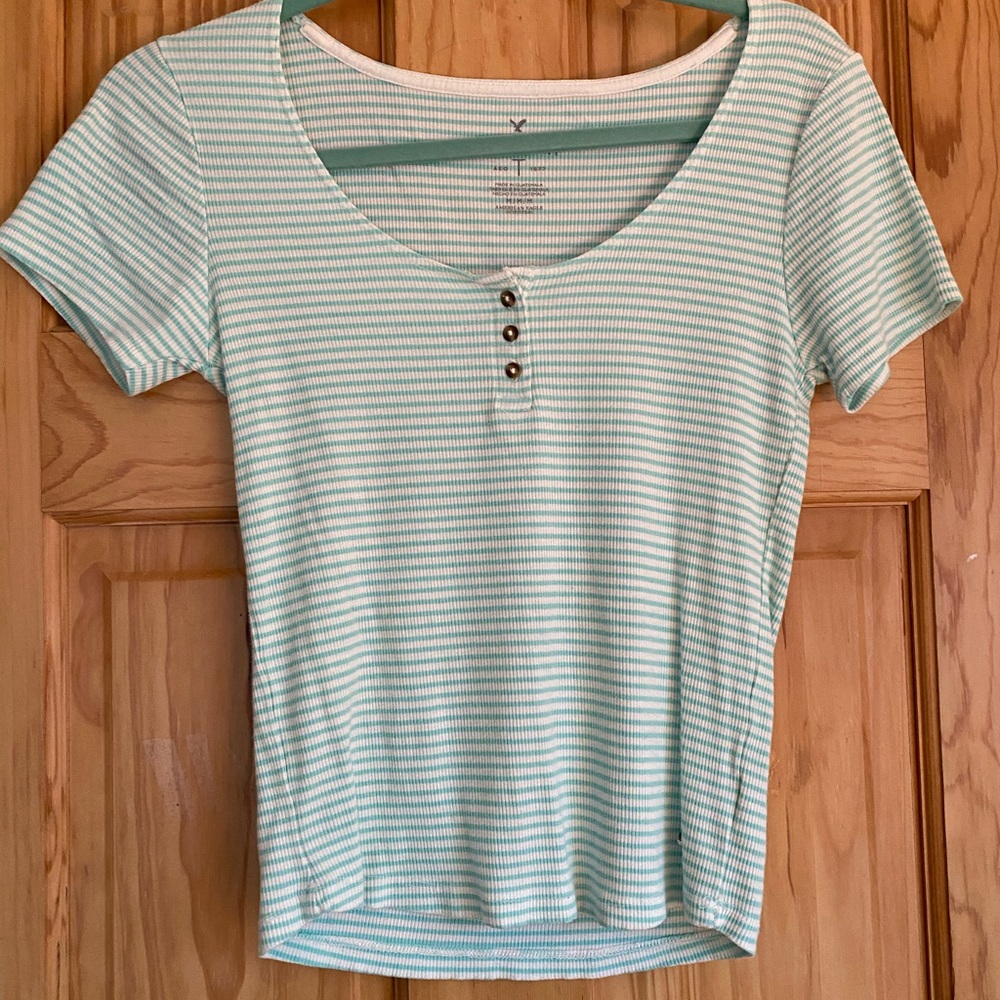 American Eagle Stripped T-Shirt